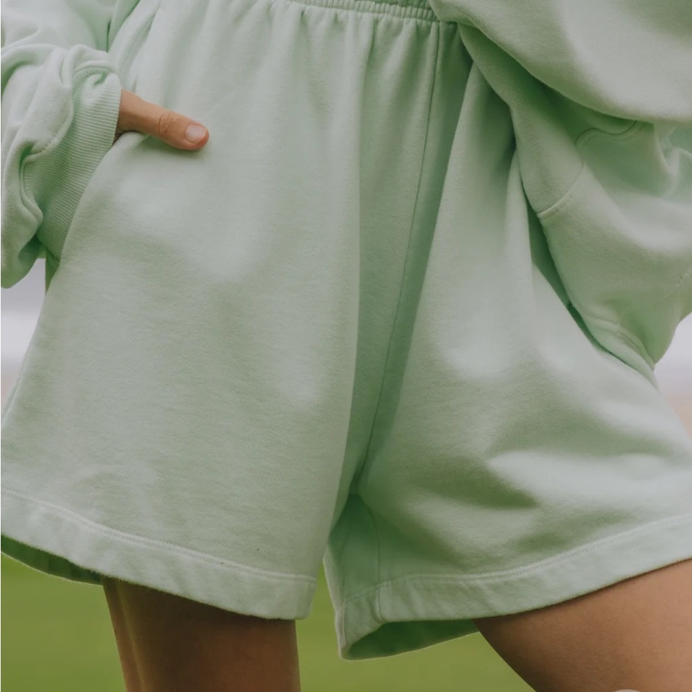 Daily Drills Light Green Athletic Shorts